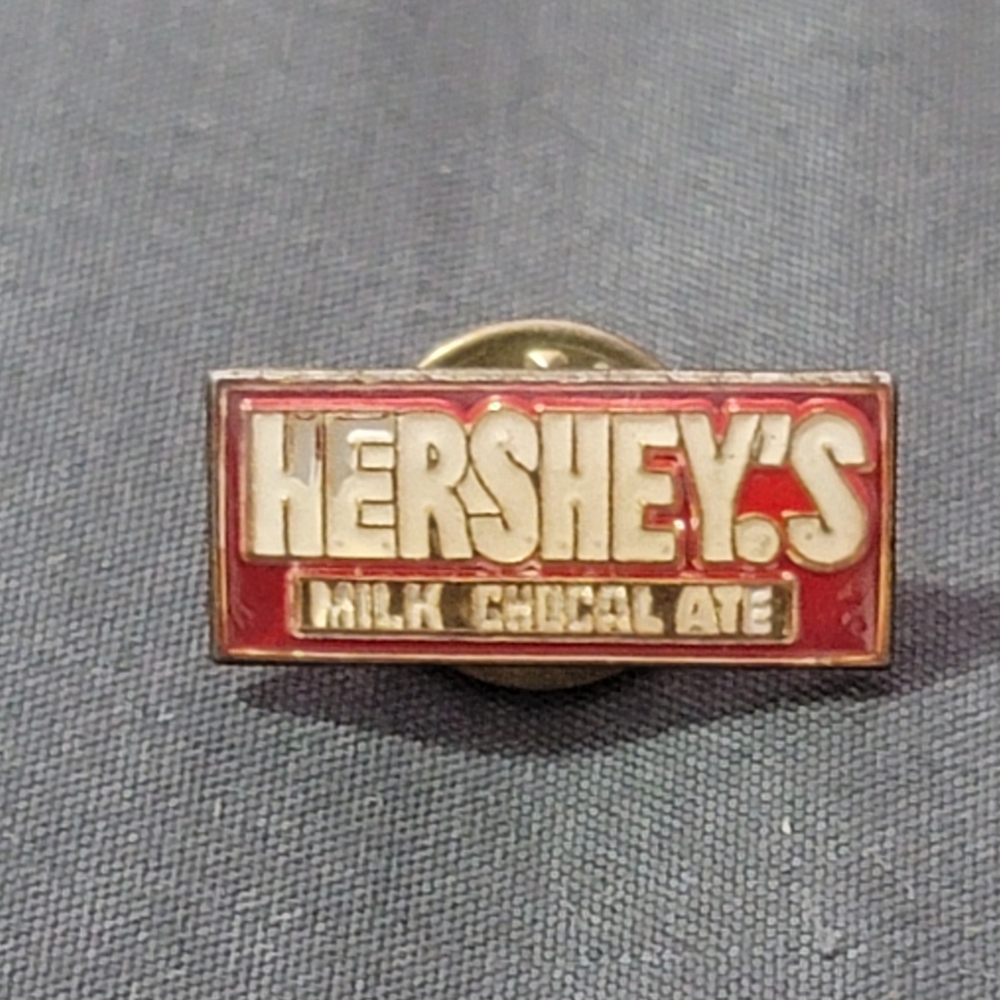 Vtg Hershey's Milk Chocolate Bar Lapel Pin